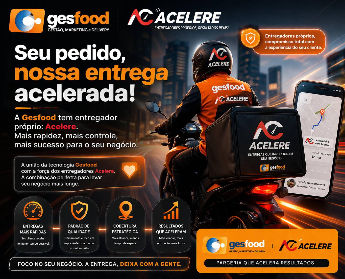 Parceria Gesfood e Acelere